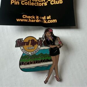 Hard Rock Cafe Kona Hawaii Pin with Woman Design